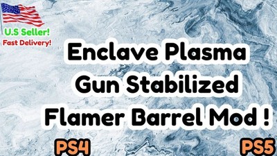 Enclave Plasma Stabilized Flamer Barrel Mod - Fallout 76 - PS4/5  - Rare