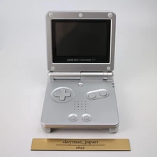 【Good】Nintendo GameBoy Advance SP Silver Console only #boo0707/07