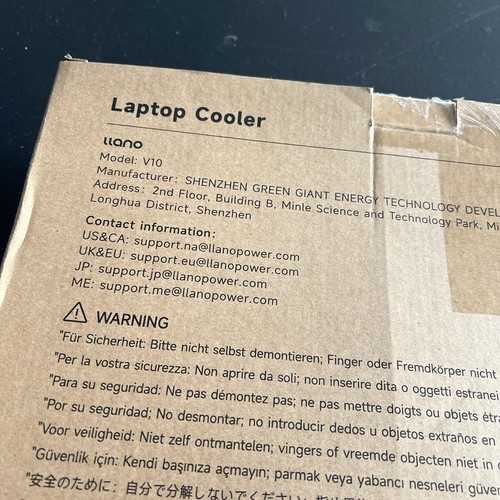 Llano V10 SE RGB Gaming Laptop Cooling Pad 4,72" Turbo Lüfter Laptop Kühler Ständer - Bild 4 von 10