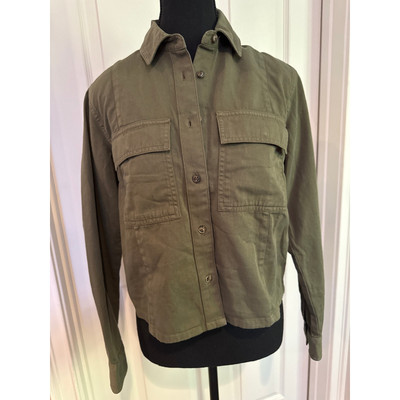 Madewell Women s Olive Green Denim Jacket Sz XS