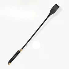 PU Leather 54cm Long Horse Riding Crop Whip Flogger Sex Whip Restaints Women Men