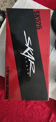Skar Audio SK525 5.25'' Coaxial Car Speakers 60W RMS 4 Ohm 87dB High Sensitivity
