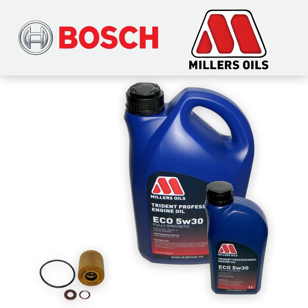 SERVICE KIT for FORD GALAXY 2.0 TDCI OIL FILTER +6L MILLERS 5w30 OIL (2006-2014)