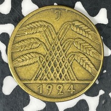 1924-J Germany 10 Pfennig Lot#C7578