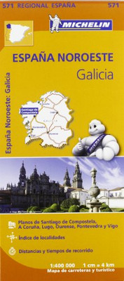Galicia - Michelin Regional Map 571: Map - Michelin