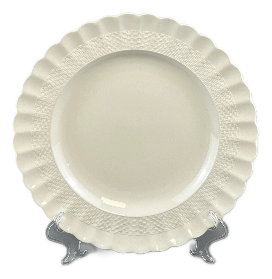 Juego de 2 platos de cena de mimbre Spode Chelsea de colección marca Copeland marrón Foto 4 de 4