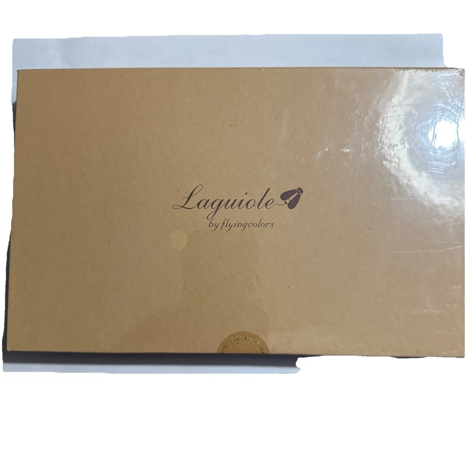 Juego de tenedores de cena Laguiole by FlyingColors acero inoxidable mango de madera caja de regalo 6 Foto 2 de 3