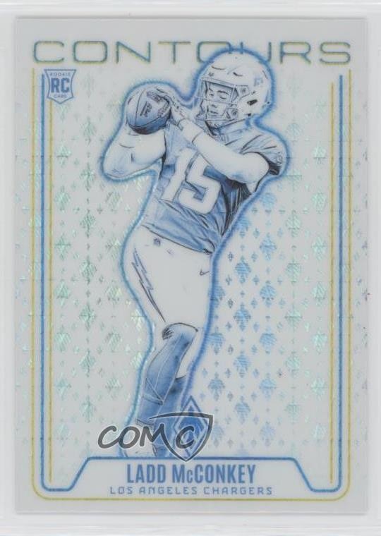 2024 Panini Phoenix Contours Hyper Ladd McConkey #CON-LMY Rookie RC 15ik