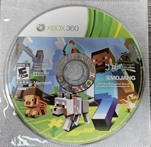 Minecraft - Xbox 360 Edition (Microsoft Xbox 360) Disc Only - Tested & Working