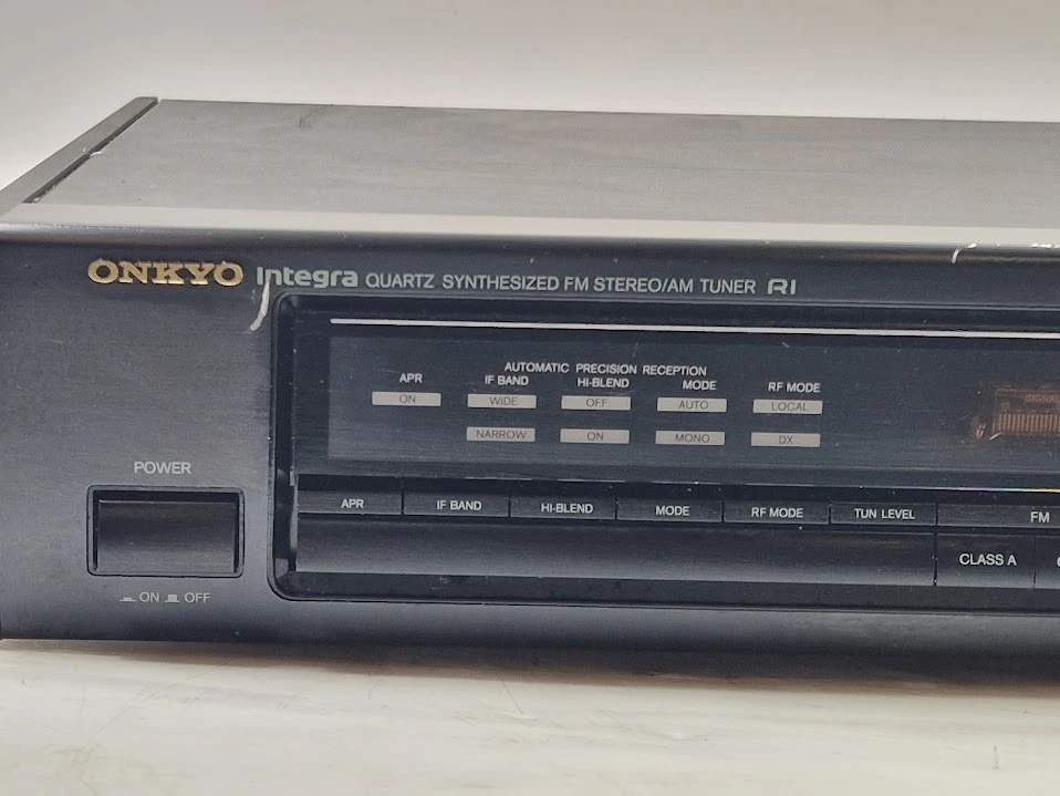 Onkyo T-407 FM/AM Tuner - Working, Cosmetic Wear, No Box - Image 3 of 4