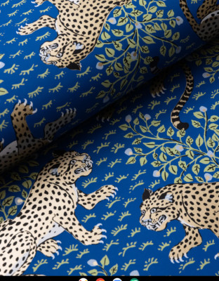 Anthropologie Print Fresh Bagheera Indigo PrintFresh Wallpaper Brand New Sealed