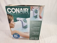Conair Body Benefits Water Jet Bath Spa BTS1SED w Massaging Attachment Tested