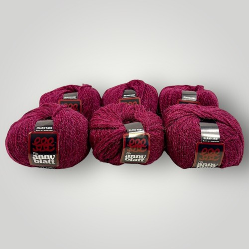 Fils Anny Blatt Wool/Mohair Yarn 6 Skeins 110 yards Irland’ Anny - Picture 2 of 6