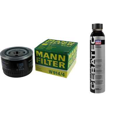 MANN-FILTER ÖLFILTER W 914/4 + LIQUI MOLY Cera Tec 3721