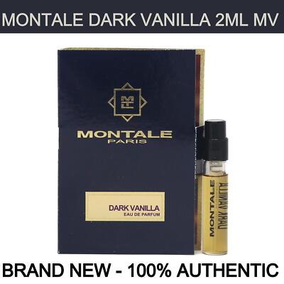 Brand New Montale Dark Vanilla Eau de Parfum Unisex Vial 2ml / 0.07 oz