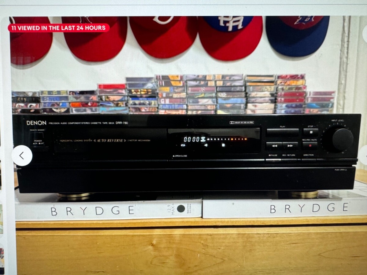 Denon DRR-780 Cassette Tape Deck Player PLEASE,READ THE