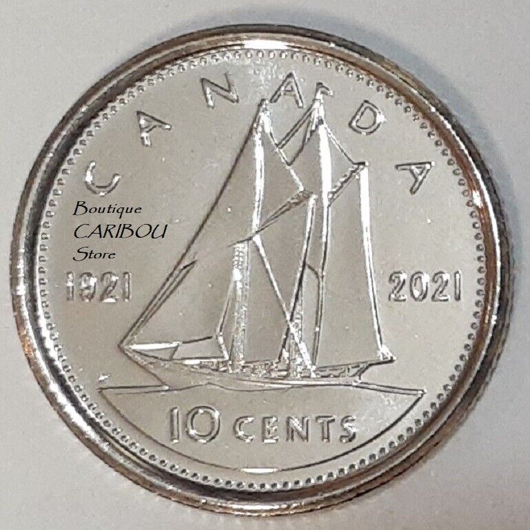 2021 Canada 10 Cents BU  