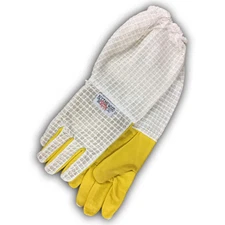 Ventilated Goatskin Beekeeping Gloves | Adult And Childrens