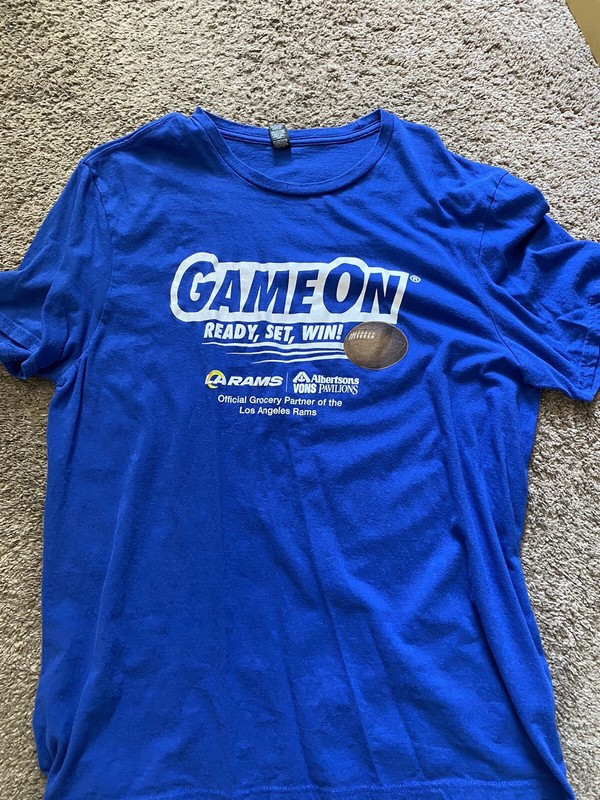 Vons/Albertson's advertising T-shirt Game-ON