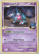 Toxicroak G - 40/127 - Rare - Platinum (Base Set) - Pokémon on eBay