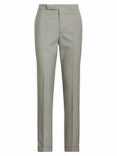      1190 Authentic RALPH LAUREN COLLECTION Gray 100 WOOL Pants Trouser US-2