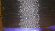 New spool  1/8" black braided expandable sleeving 1000 feet