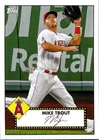 2021 Topps #T52-27 Mike Trout 1952 Topps Redux baseball card 6AAAA