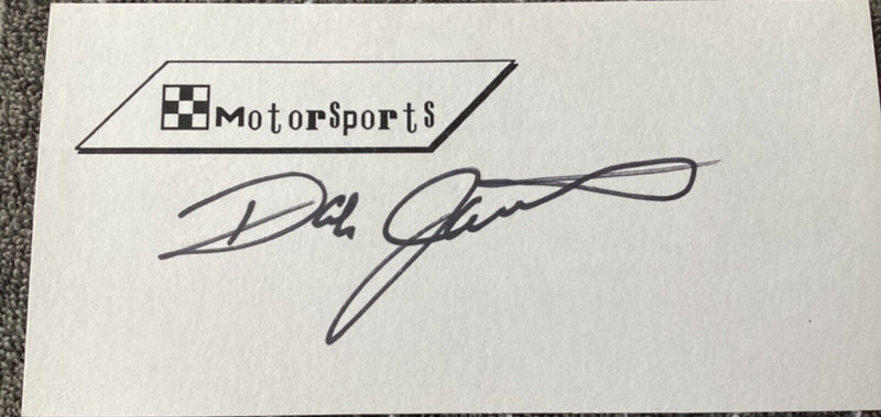 DALE JARRETT Personally Autographed Signed NASCAR Card RACING FreeShip