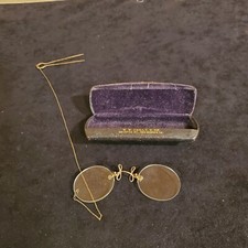 VINTAGE Glasses w/hair pin wire rim glasses Des Moines Iowa 2282022 2