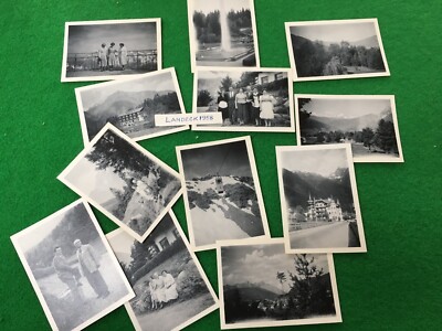 LANDECK AUSTRA 1957 ZWÖLF PRIVATE FOTOGRAFIEN 8/6 CM