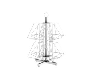 Returned Item Post Card Greeting Card DVD Book Display Metal Rack Stand