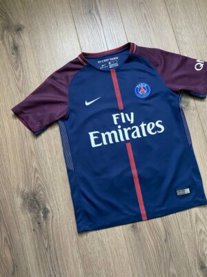 Nike PSG Neymar JR Home 17/18 Jersey Kid's Size M | eBay