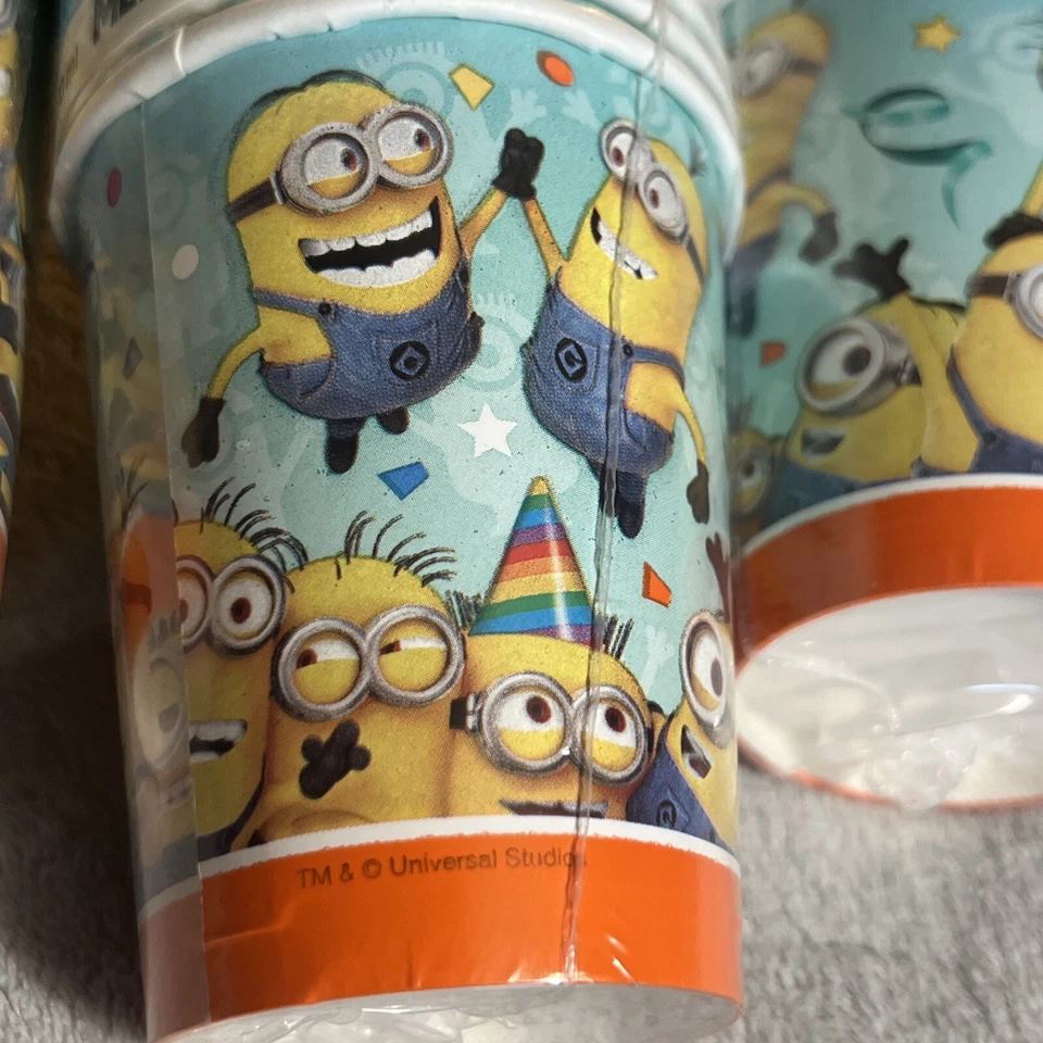 Despicable Me Minions Party Supplies-9oz tazas de papel 24 Foto 4 de 4
