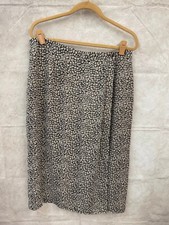 Liz Claiborne First Issue Women's Skirt Black/Beige Size 16