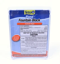 Fountain Block by Tetra Pond -water garden-feature-controls algae-6 blocks-white
