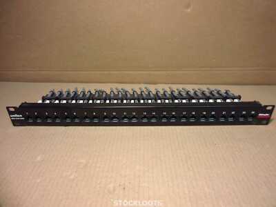 DATWYLER UNILAN ECU 24/8 CAT6 Patch Panel 24-Ports RJ-45 Black Schwarz