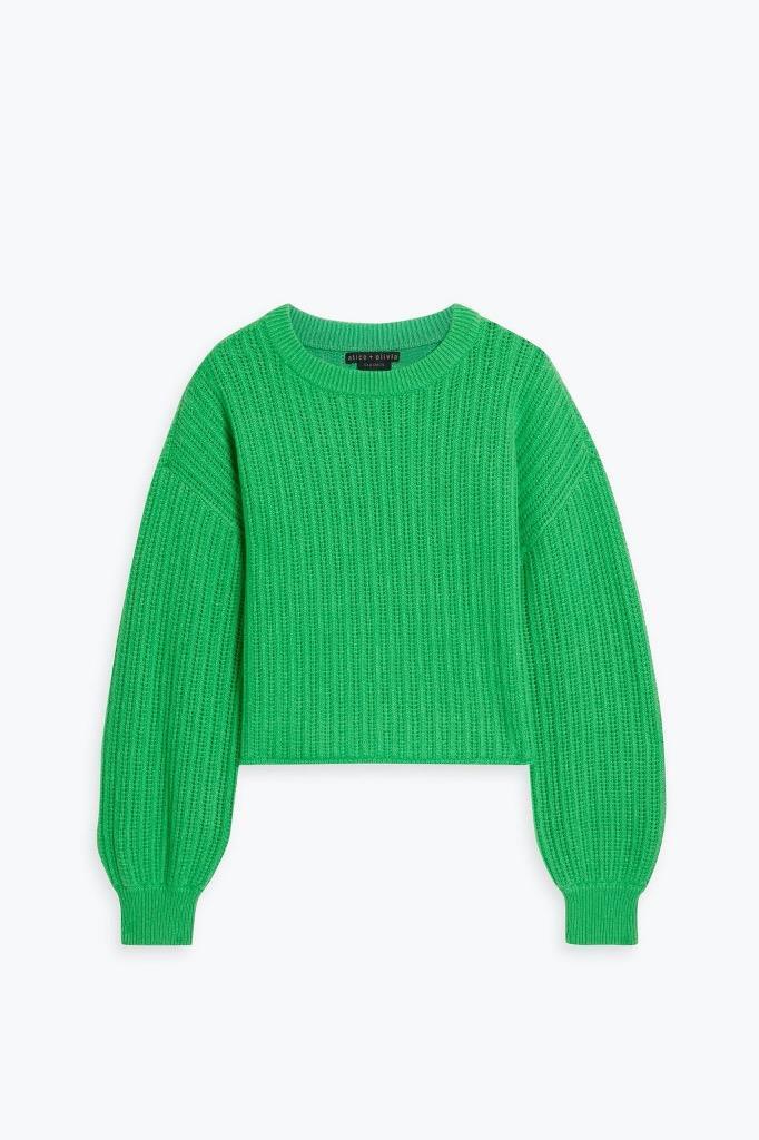 GALLE Paris 売れ筋商品|||ガレパリ ニット&セーター アウター レディース Sweaters Green ニットセーター カラーグラデーションニット レディース[品番