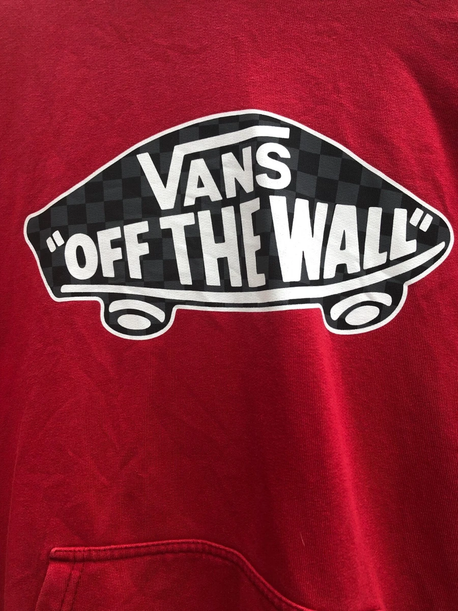 Vans off the shop wall red hoodie