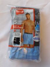 Hanes Ultimate Soft  Breathable 5 Tagless Boxers Size S 28-30" Wicking NEW