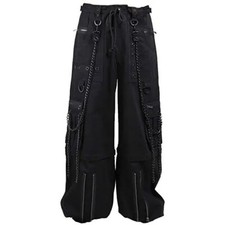 Gothic Bondage Rocker Men Pant Alternative Punk Rock Emo Trouser Pant Shorts USA