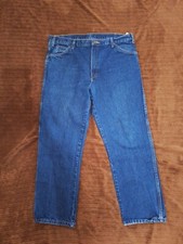Dickies Mens Jeans 38x30 Darkwash Blue Denim Straight Leg Pant Workwear