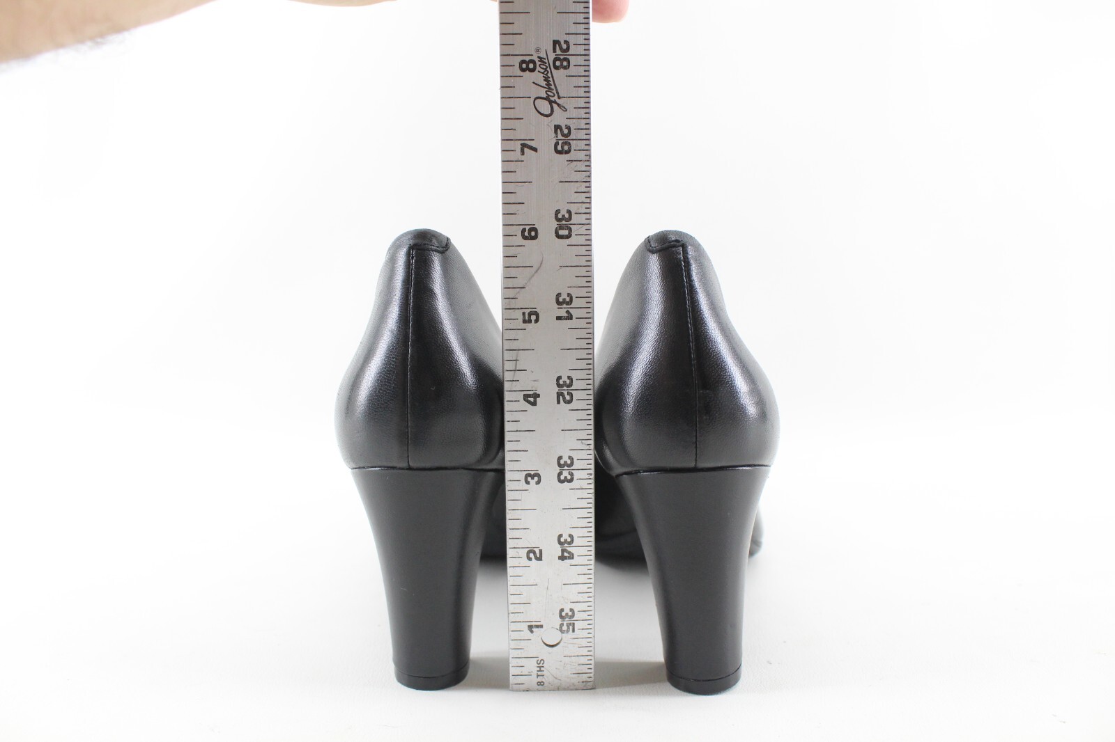 Rockport Total Motion Womens Black Work Dress Heels Shoes 9.5 Medium