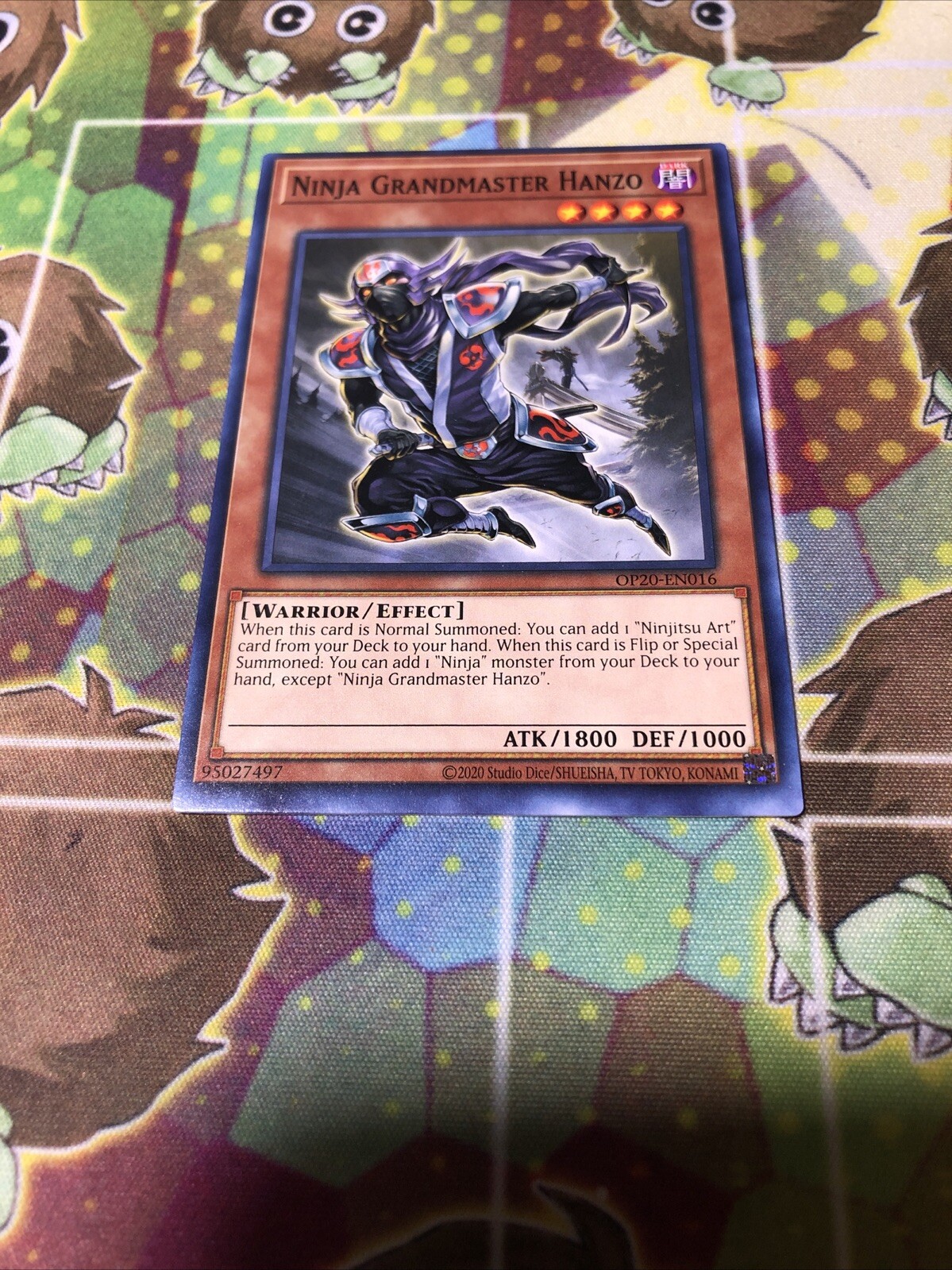 Ninja Grandmaster Hanzo Mint NM OP20-EN016 YuGiOh TCG Card-image