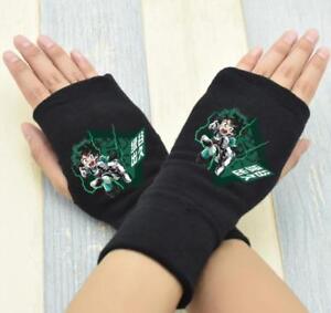 My Hero Academia Boku no Hiro Akademia Anime Cosplay glove Handschuhe fingerlos