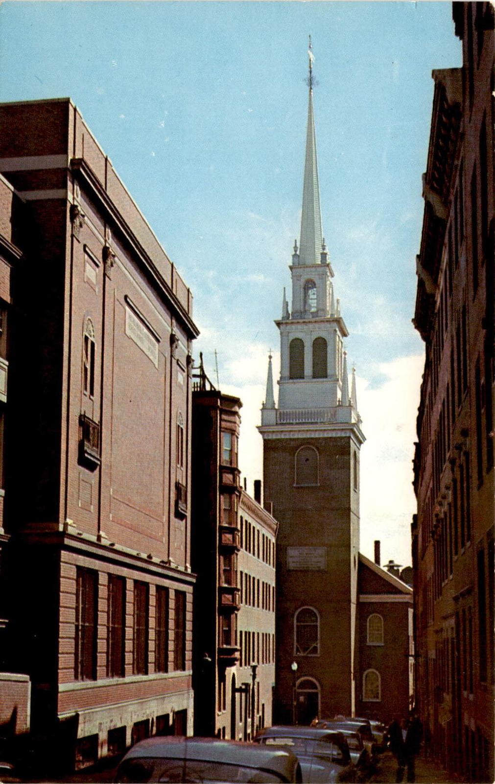 Old North Church, Boston, Mass, Tichnor Bros., Inc. Postcard