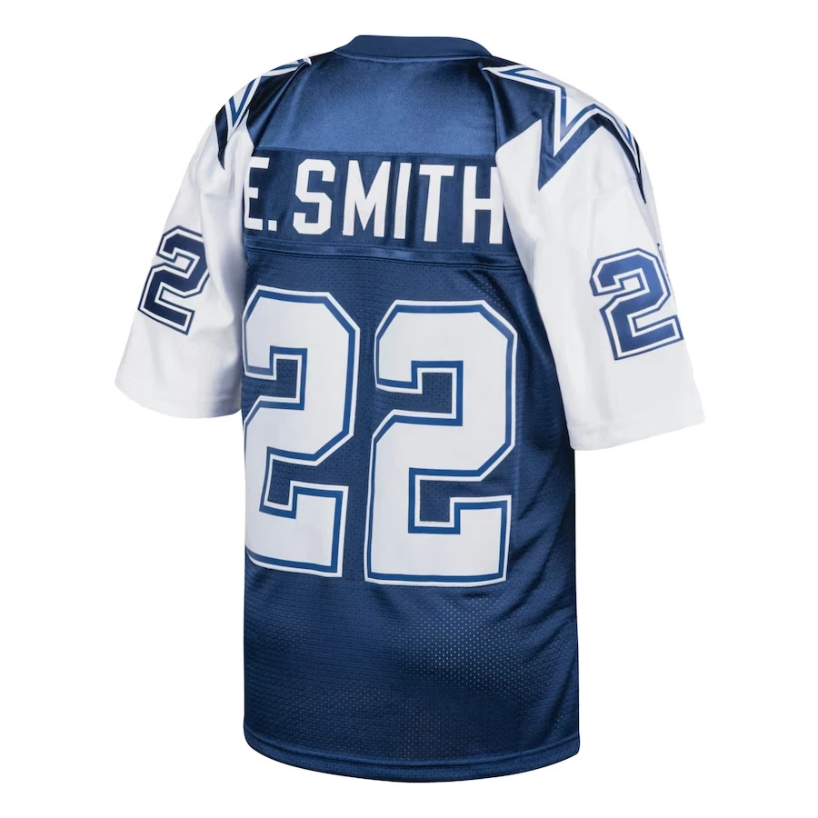Camiseta Mitchell & Ness L94216 Emmitt Smith Dallas Cowboys Azul Marino 1995 Talla 36/S Foto 3 de 3