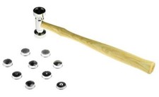 9 in 1, 8 oz Texturing Hammer, Interchangeable Heads, 9-1/2  Length