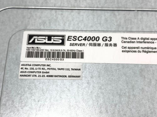 ASUS ESC4000G3 2U server BAREBONE Intel Xeon processor E5-2600 V3/V4 family !! - Picture 4 of 15