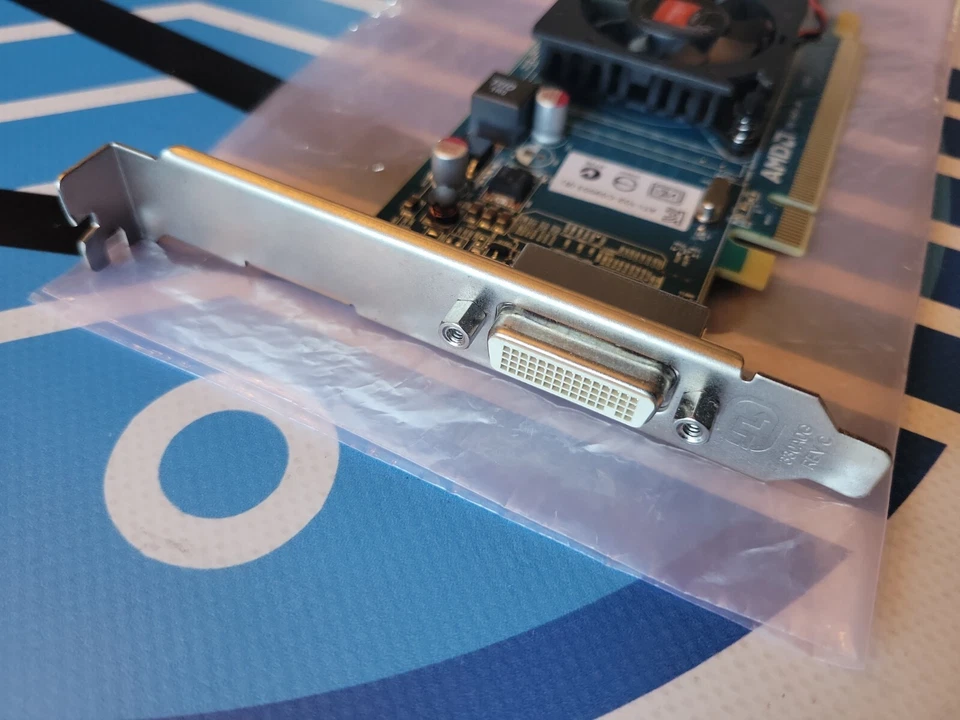 AMD Radeon HD6350 512MB PCIe DMS59 High Profile Dual Monitor Video Graphics Card - Image 2 of 3