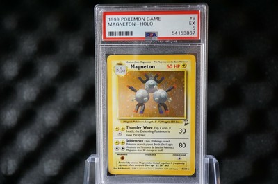 1999 Pokémon Pokemon Game #9 MAGNETON Holo PSA 5 EX | eBay